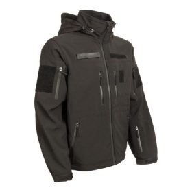 Jacheta antivant rip-stop softshell Gurkha Tactical Bravo - neagra