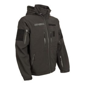 Jacheta antivant rip-stop softshell Gurkha Tactical Bravo  - neagra