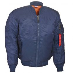 Geaca pilot MA1 bomber - albastru