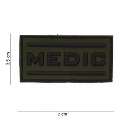 Emblema 3D Medic verde
