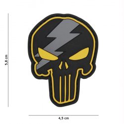 Emblema 3D Punisher galben