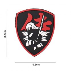 Emblema 3D Samurai