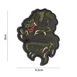 Emblema 3D Dragon verde