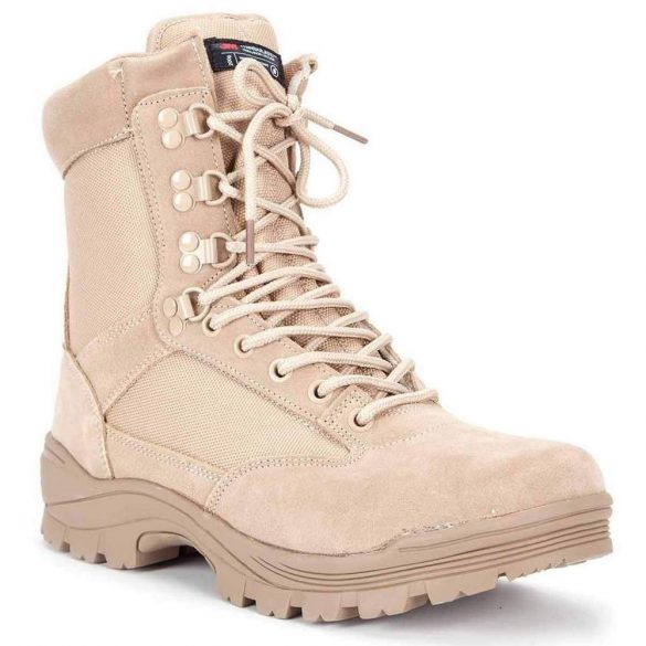 Bocanci militari tactici cu fermoar - desert