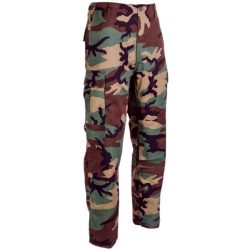 Pantaloni BDU woodland - camuflaj padure