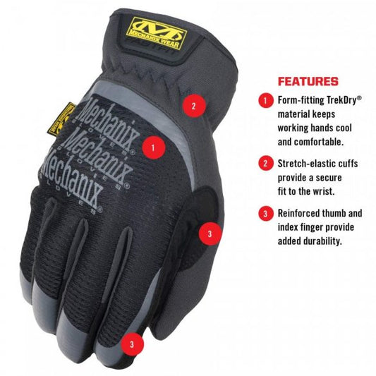 Manusi Mechanix FastFit  WG  - negre